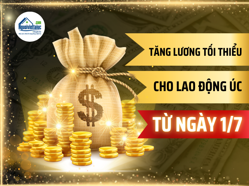 Mức lương tối thiểu tại Úc chính thức tăng 3,5% từ 1/7