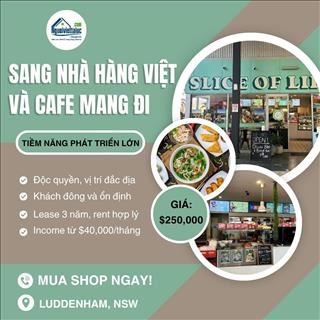 Sang nhà hàng Việt và cafe mang đi, doanh thu cao tại Luddenham